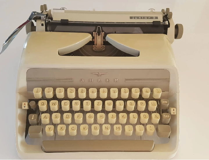 Old Tools Adler Typewriter